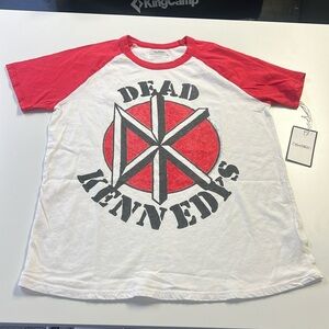 Lauren Moshi Dead Kennedys Raglan Short Sleeve Tee